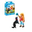 playmobil mujer con perro de montaÑa (71738)
