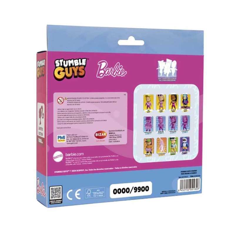 stumble guys barbie pack deluxe 6 figuras (bizak - 64110021) stumble guys barbie pack deluxe 6 figuras (bizak - 64110021)