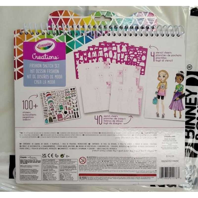 crayola love fashion creations album ( 04-1178 ) crayola love fashion creations album ( 04-1178 )