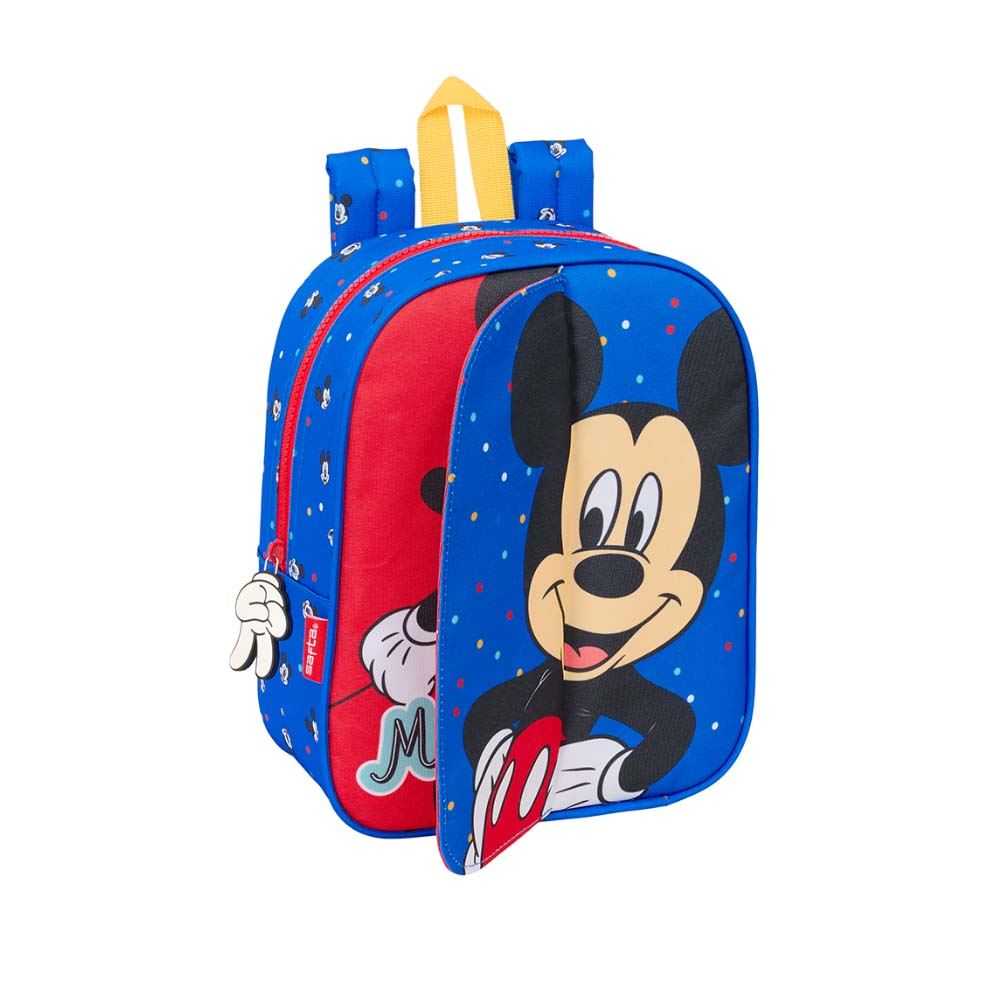 mickey mouse mochila guarderia adaptable carro (safta - 612514232)