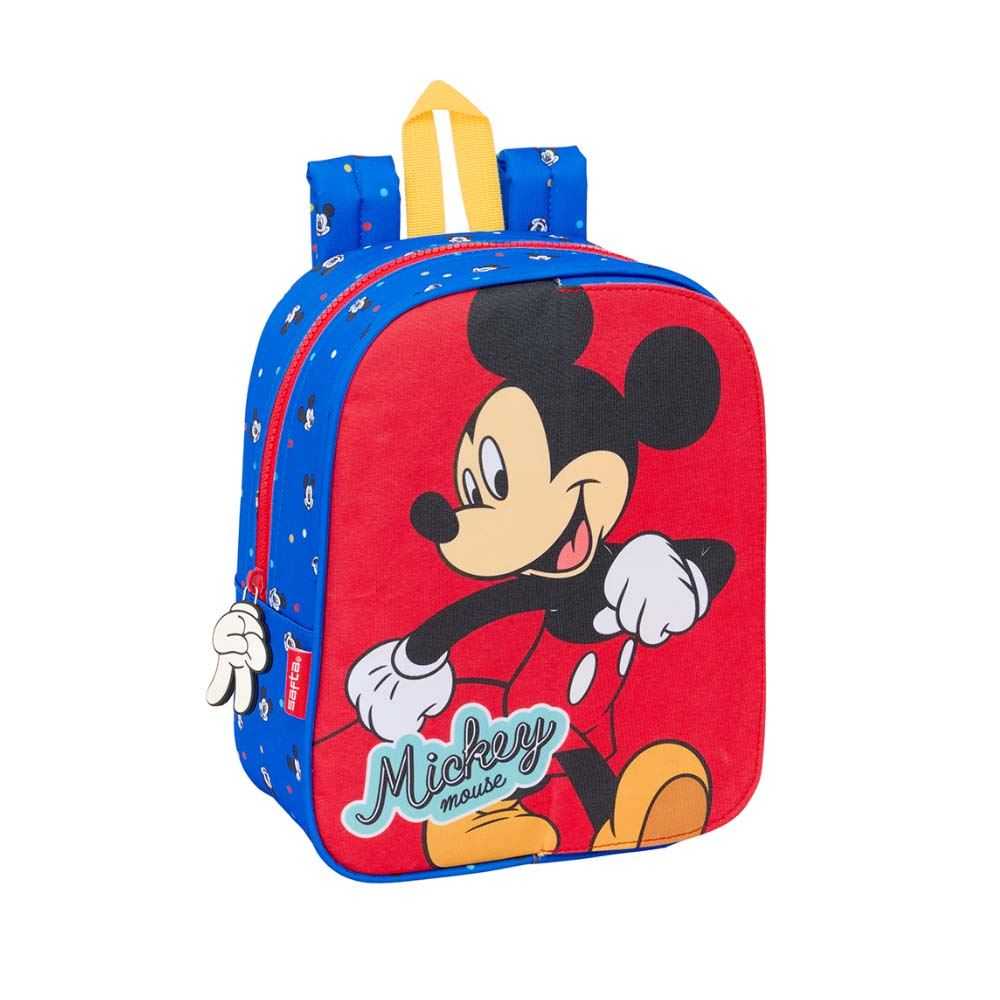 mickey mouse mochila guarderia adaptable carro (safta - 612514232)