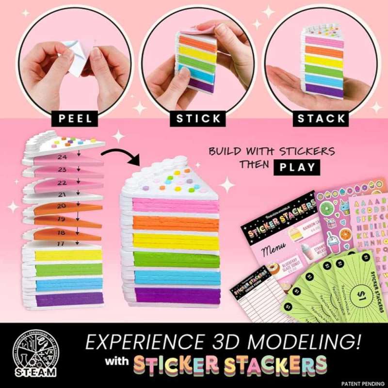 crayola sticker pegatinas 3d pasteleria  (f13195) crayola sticker pegatinas 3d pasteleria  (f13195)