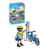 playmobil patrulla en bicicleta (71732)