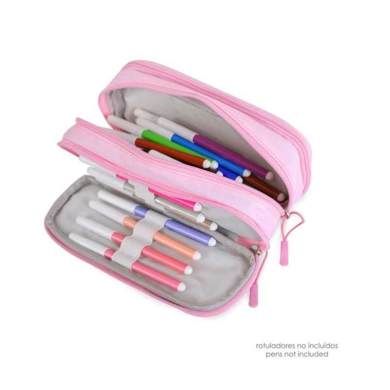 niza estuche con tres compartimentos (de cuevas toys - 10146)