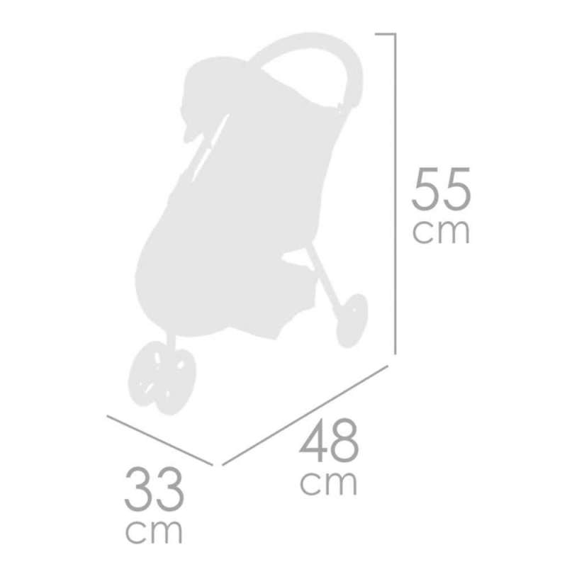 coco silla muÑeca tres ruedas 50 cm (de cuevas toys - 90280)