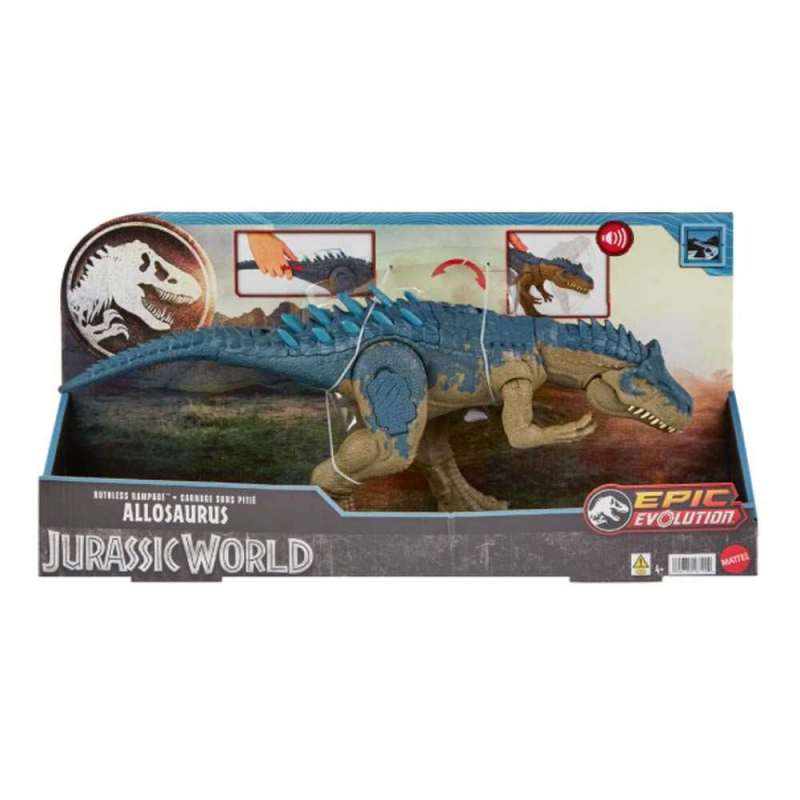 jurassic world dinosaurio allosaurus (mattel - hrx50) jurassic world dinosaurio allosaurus (mattel - hrx50)