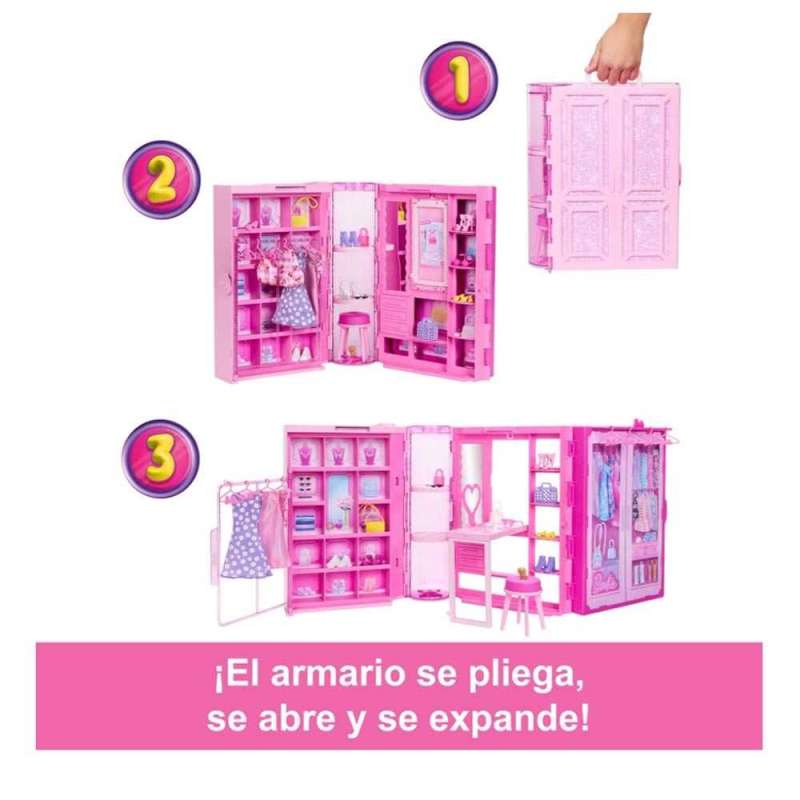 barbie dream closet muÑeca conjunto accesorios (mattel - hxd58) barbie dream closet muÑeca conjunto accesorios (mattel - hxd58)