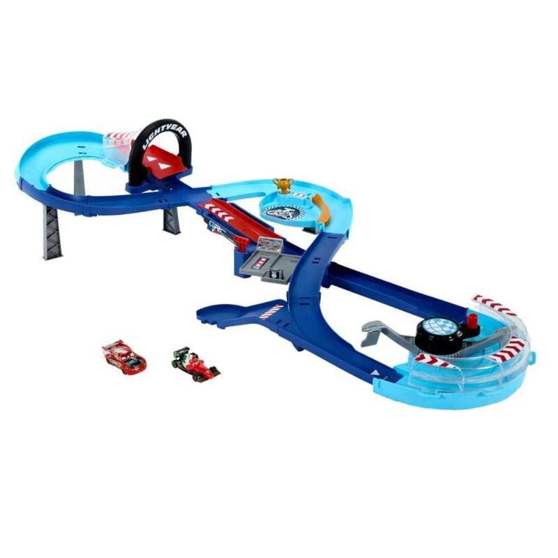 cars grc pista de salto playset (mattel - hxj32)