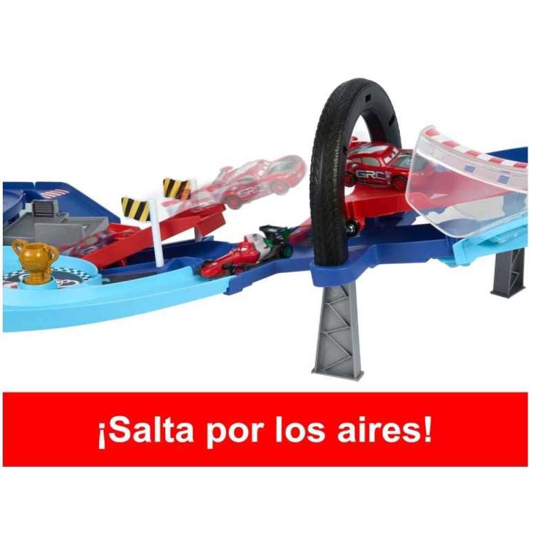 cars grc pista de salto playset (mattel - hxj32)
