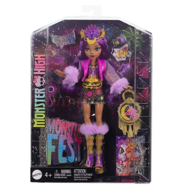 monster high fiesta muÑeca clawdeen wolf (mattel - hxh80)