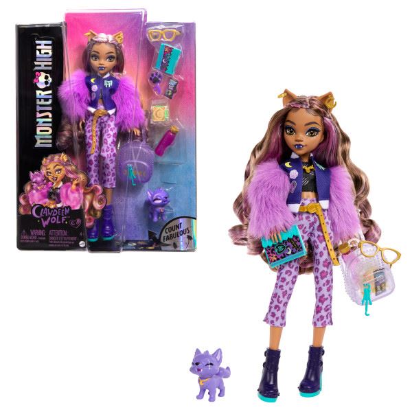 monster high fabulosa clawdeen wolf (mattel - hrp65)