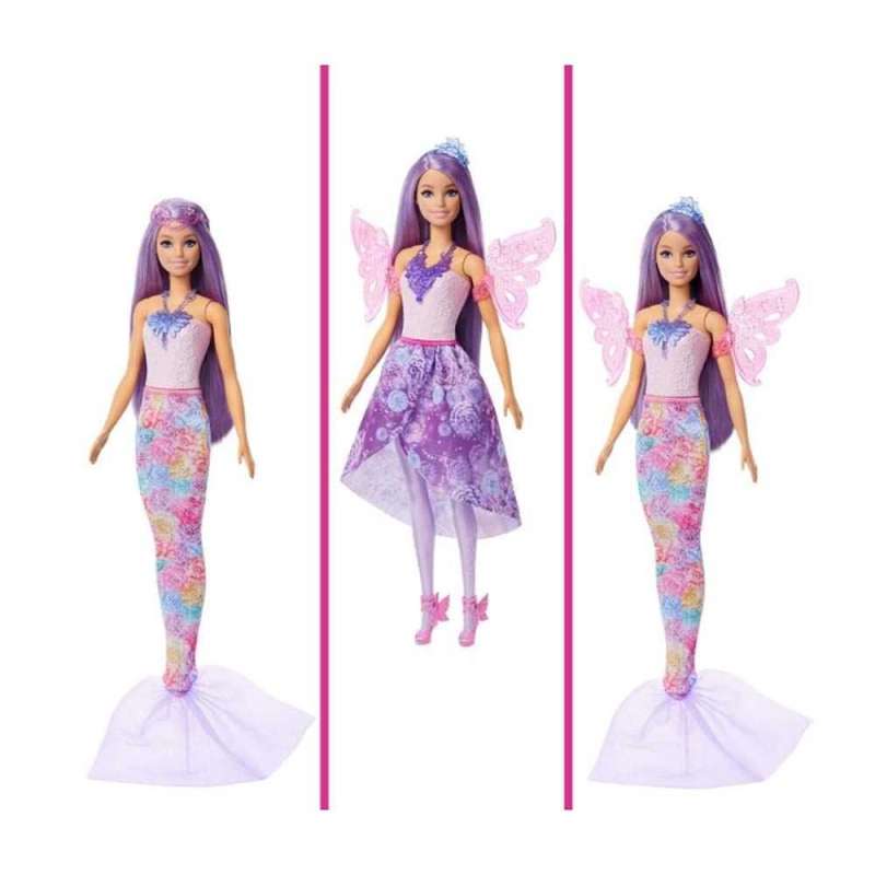 barbie fantasia muÑeca con 10 looks diferentes (mattel-jcp74) barbie fantasia muÑeca con 10 looks diferentes (mattel-jcp74)