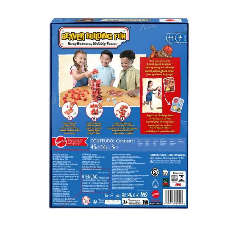 mattel games castores constructores (hpw60) mattel games castores constructores (hpw60)