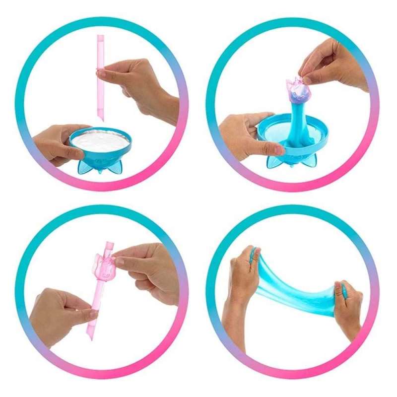 barbie pop reveal fiesta animales vaso azul (mattel - jcn86)