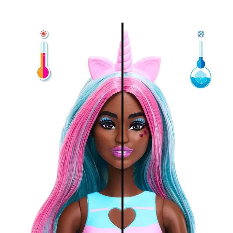 barbie pop reveal fiesta animales vaso azul (mattel - jcn86)