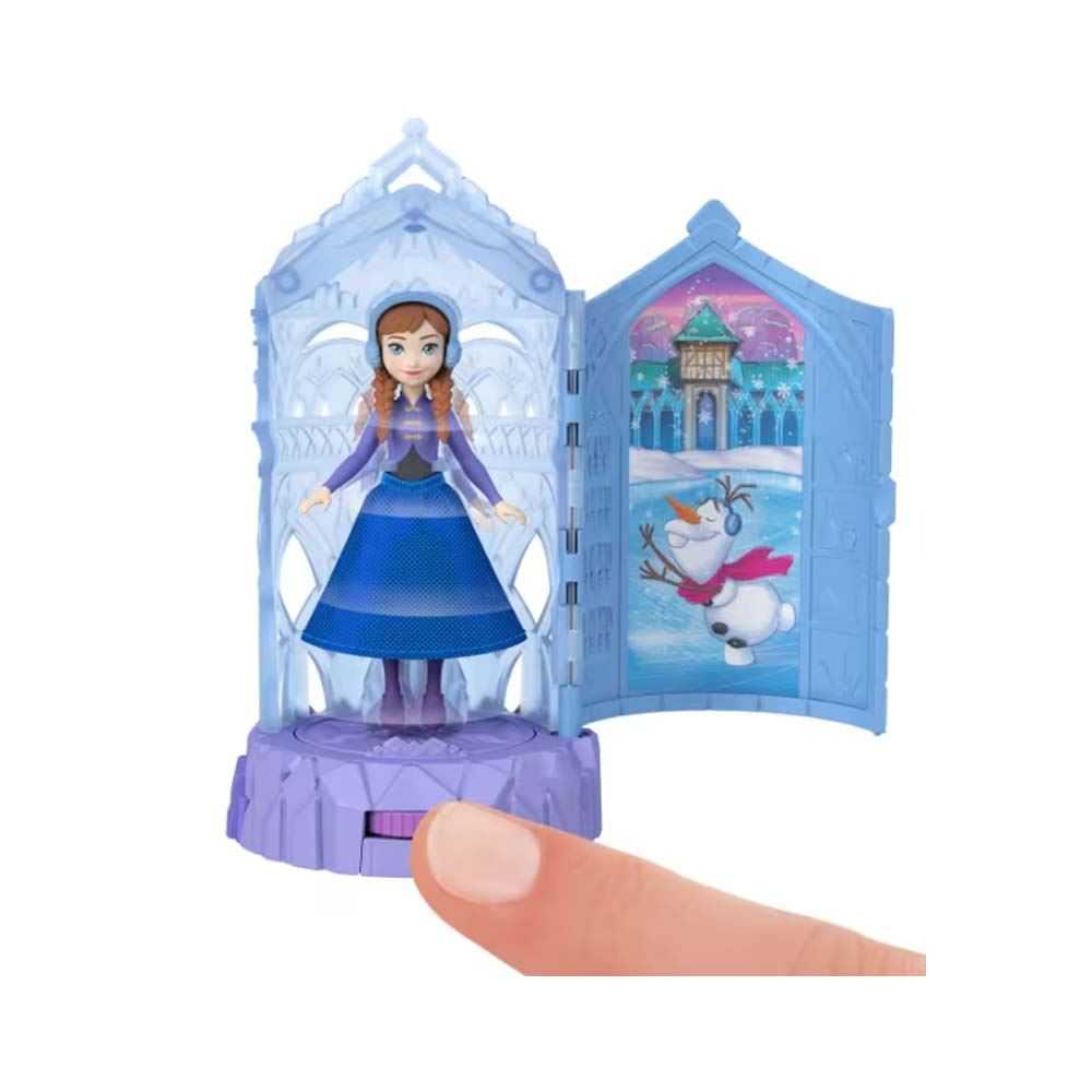disney frozen mini giros castillo hielo muÑeca sorpresa (mattel - jcr90)