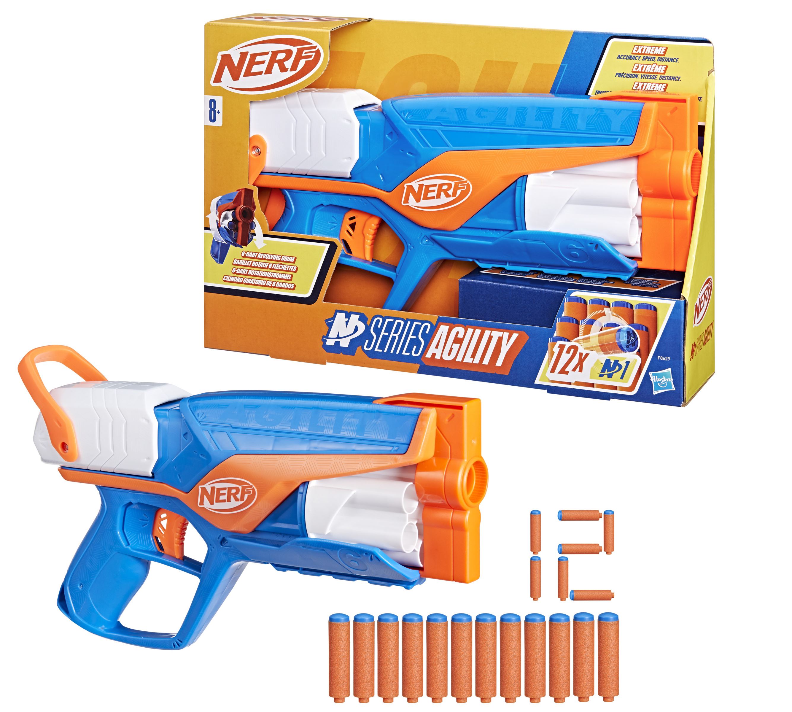 nerf n series agility commander (hasbro - f8629eu4)