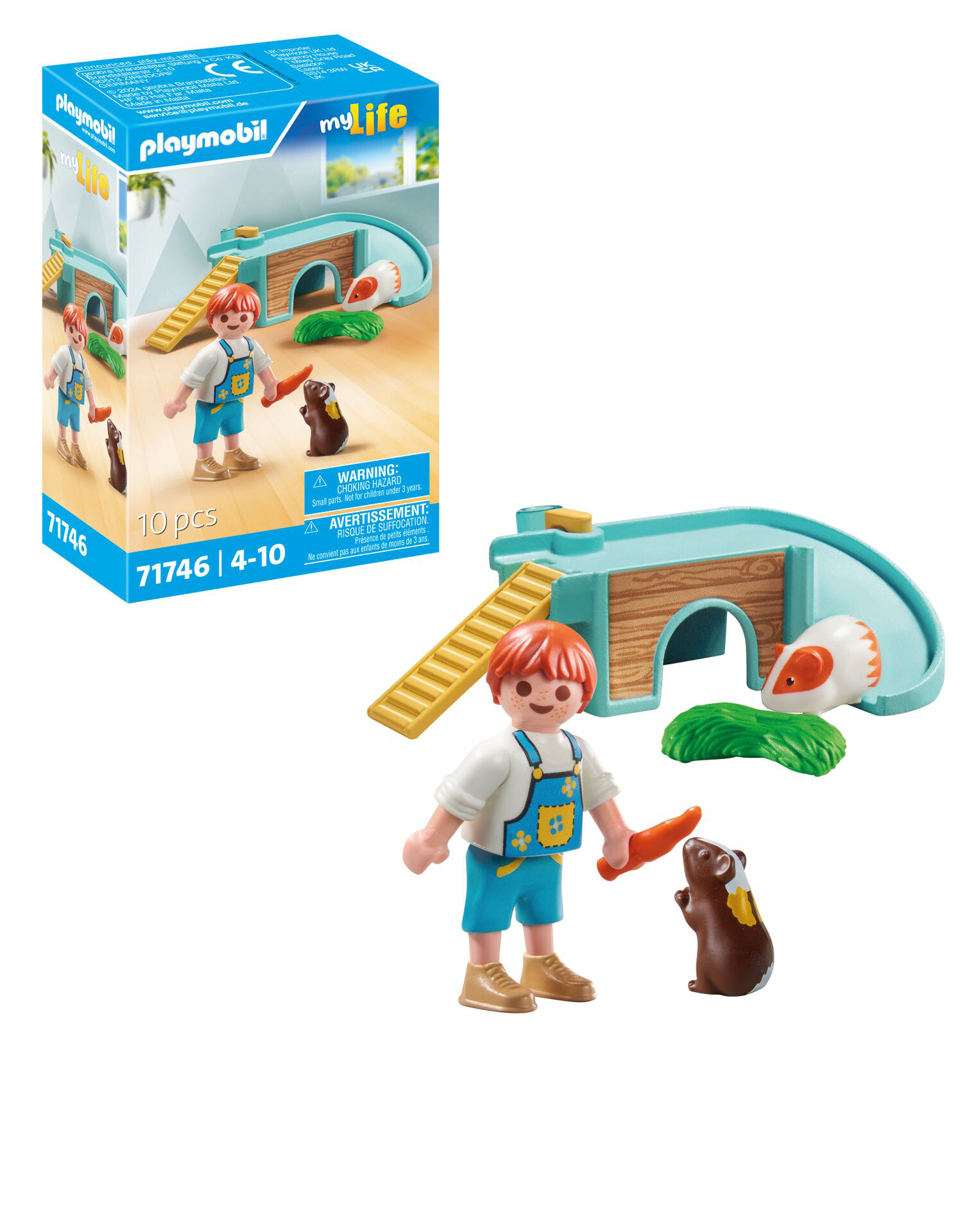 playmobil casa para cobayas (71746)