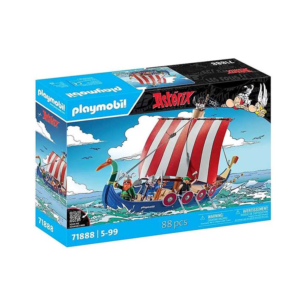 playmobil asterix barco pirata (71888)