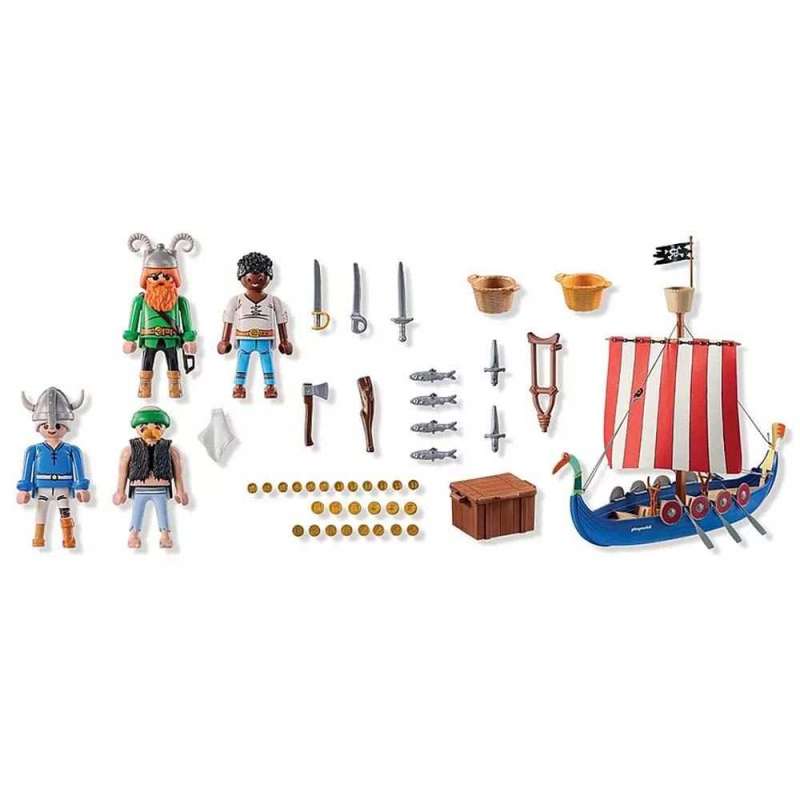 playmobil asterix barco pirata (71888) playmobil asterix barco pirata (71888)