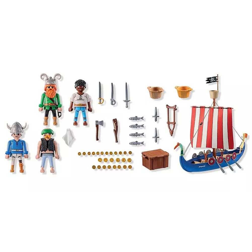 playmobil asterix barco pirata (71888)