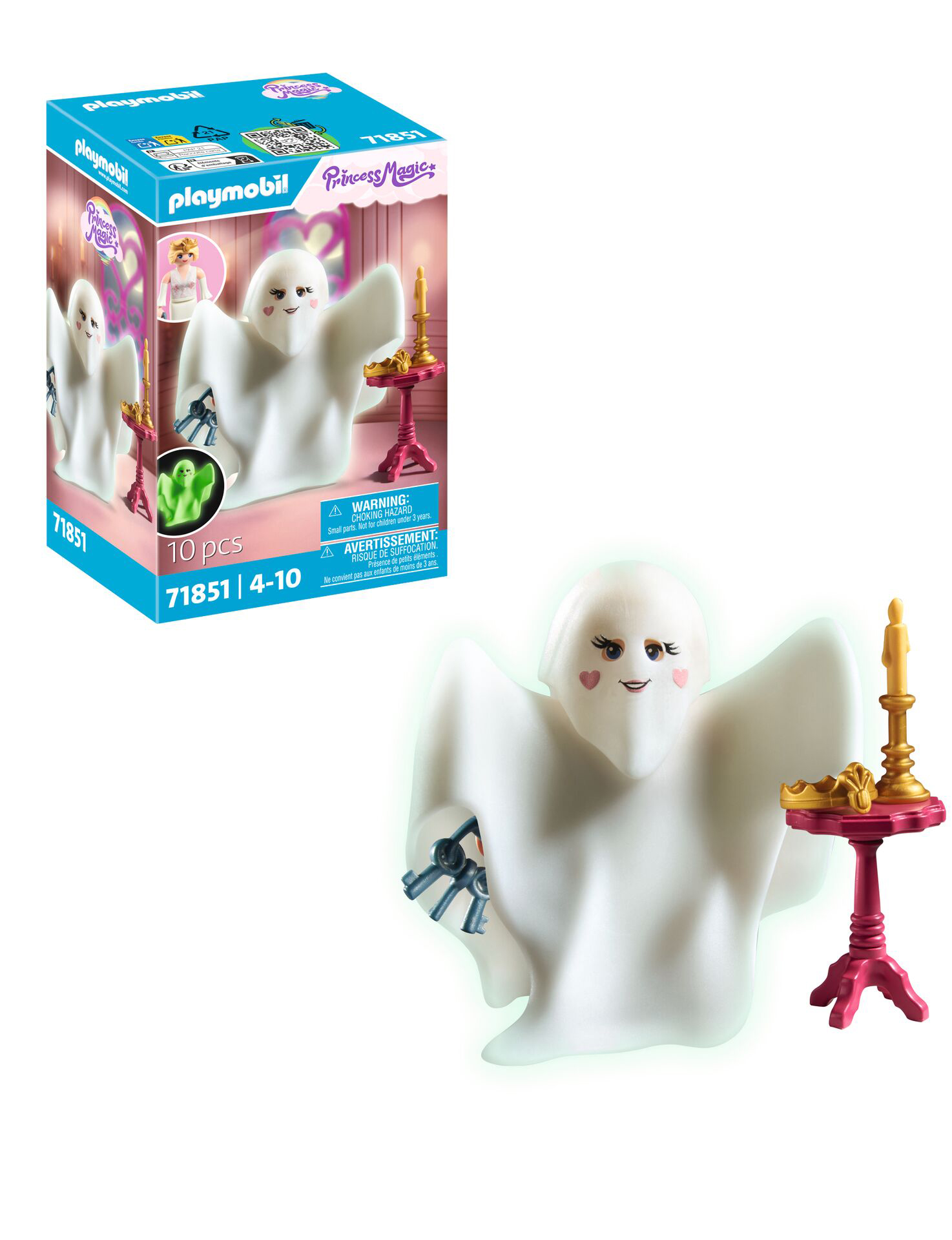 playmobil princesa con disfraz fantasma (71851)