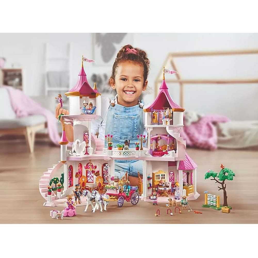 playmobil castillo de princesa con pareja real (71845)
