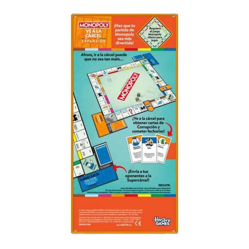 monopoly expansion: ve a la carcel (hasbro - g0719105) monopoly expansion: ve a la carcel (hasbro - g0719105)