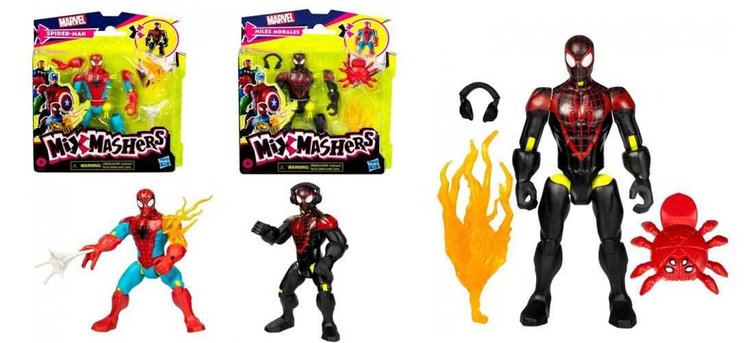 spiderman figuras mixmashers basicas surtidas (hasbro - f92055l0)