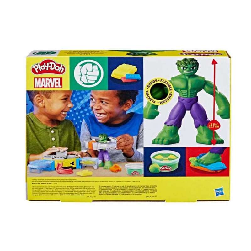 play-doh marvel set juego hulk aplasta y moldea (hasbro - f98265l0) play-doh marvel set juego hulk aplasta y moldea (hasbro - f98265l0)