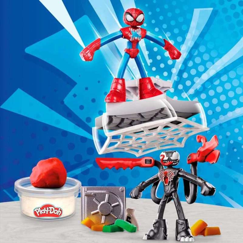 play-doh marvel spiderman lanza y atrapa ( hasbro - f98275l0) play-doh marvel spiderman lanza y atrapa ( hasbro - f98275l0)