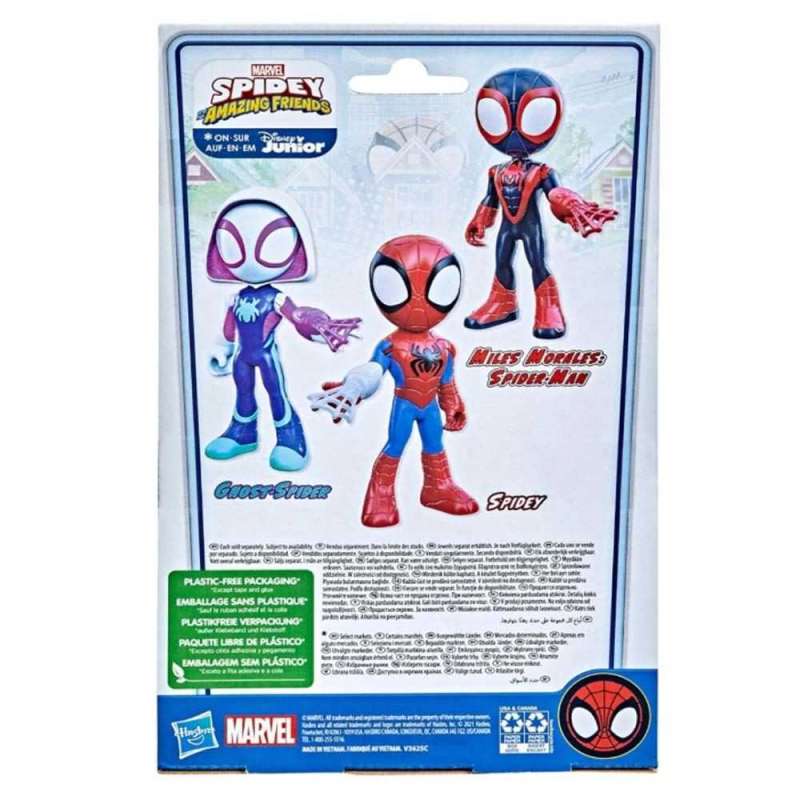 spidey figura superheroe miles morales (hasbro - f39885x0)