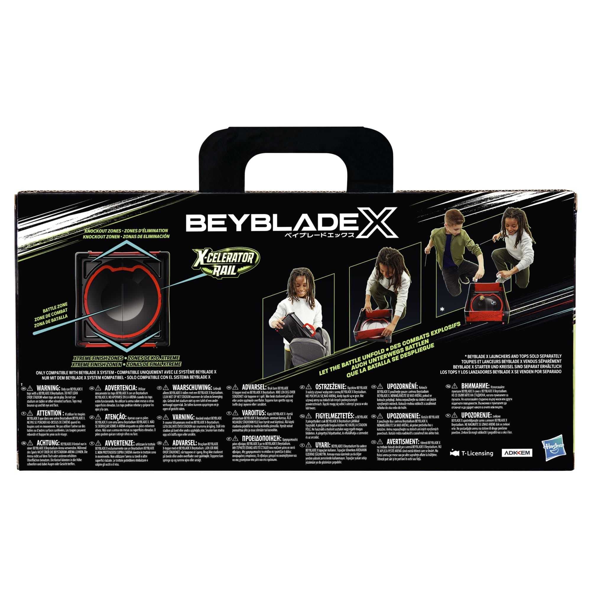 beyblade x clash and carry beystadium (hasbro - g0841eu4)
