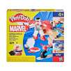 play-doh marvel moto cortadora del capitan america (hasbro - g05555l0)
