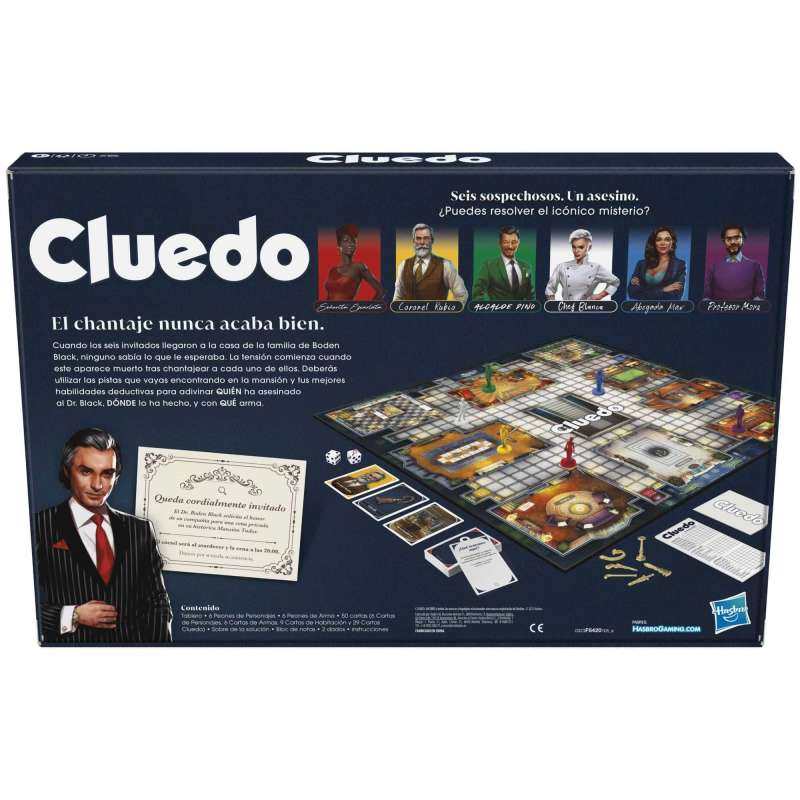 cluedo (hasbro - f6420105)