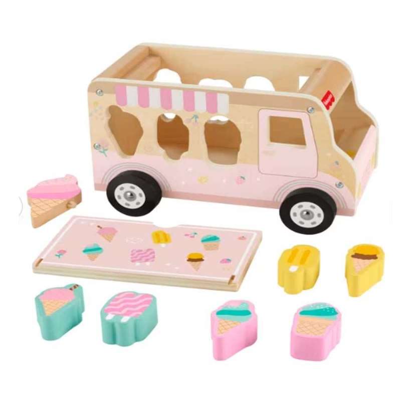 fisher-price heladeria de madera (mattel - hxt86)