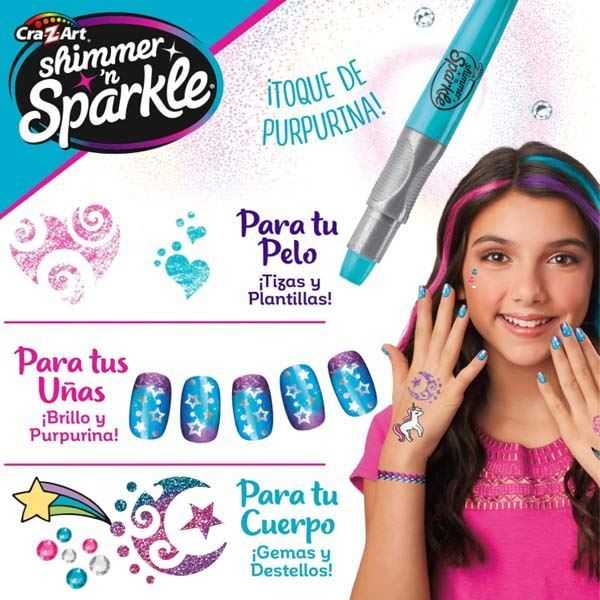 shimmer n sparkle 3 en 1 set de belleza (46738)