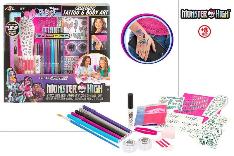 monster high estudio tatuajes & body art (color baby - 48426) monster high estudio tatuajes & body art (color baby - 48426)