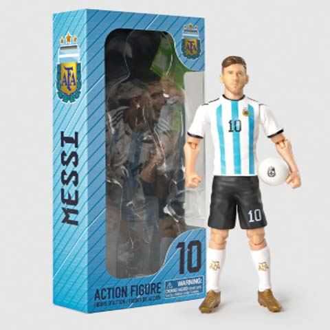 sockers figura 20 cm argentina leo messi (zipan trade - 83712)