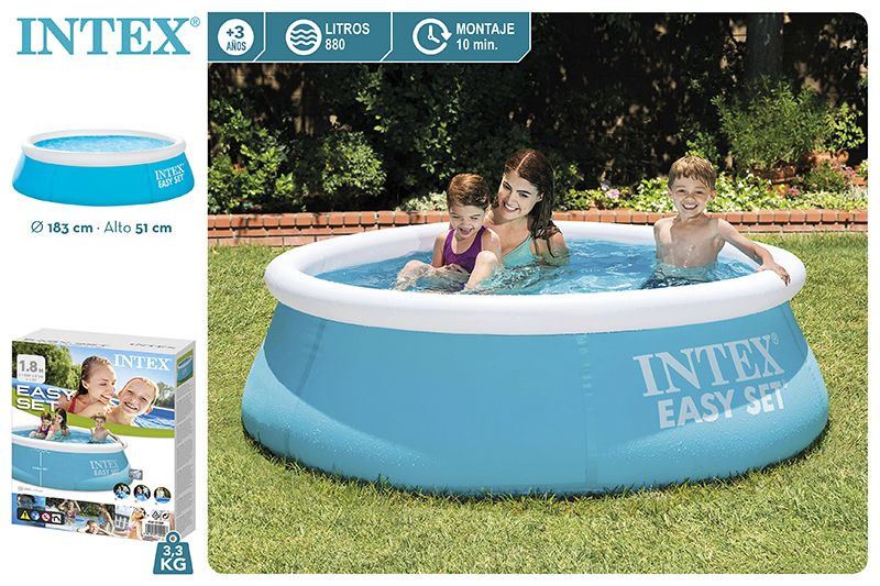 intex piscina easy set 183x51 cm (54402- 28101)