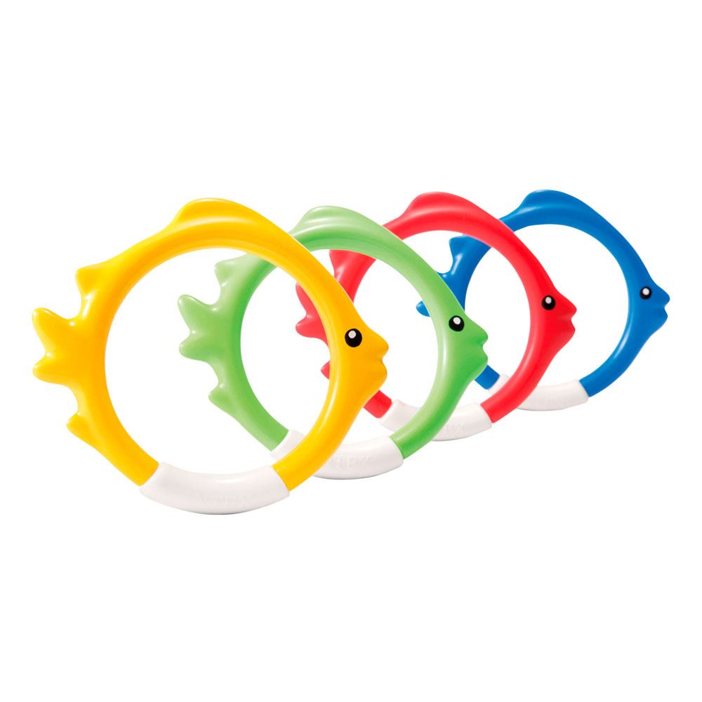 intex juego de agua aros 4 colores (55507)
