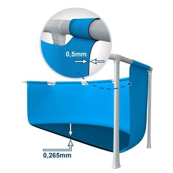 intex piscina metal frame d244x51 cm (55242-28205np)