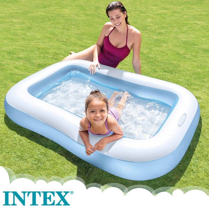intex piscina rectangular 166x100x25 cm (57403)