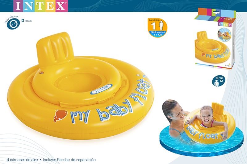 intex flotador bebe 70 cm (56585)