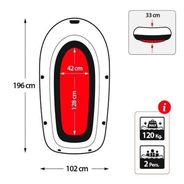 intex barco explorer pro 200 196x102x33 (58356)