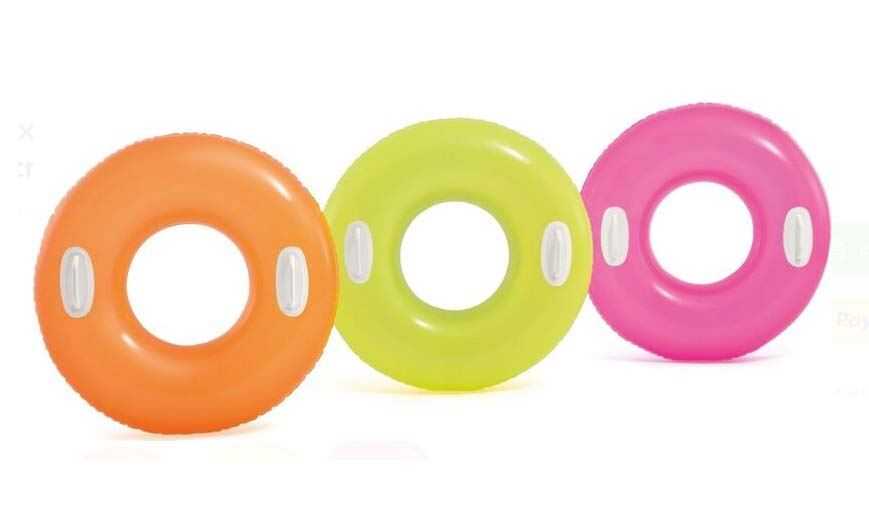 intex flotador con asas 76 cm surtidos (59258)