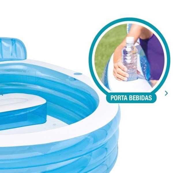 intex piscina familiar sillon 224x216 cm ( 57190 )