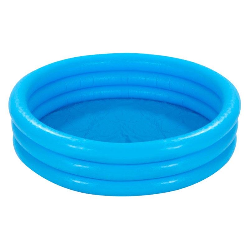 intex piscina 3 aros azul 168x38cm (58446)