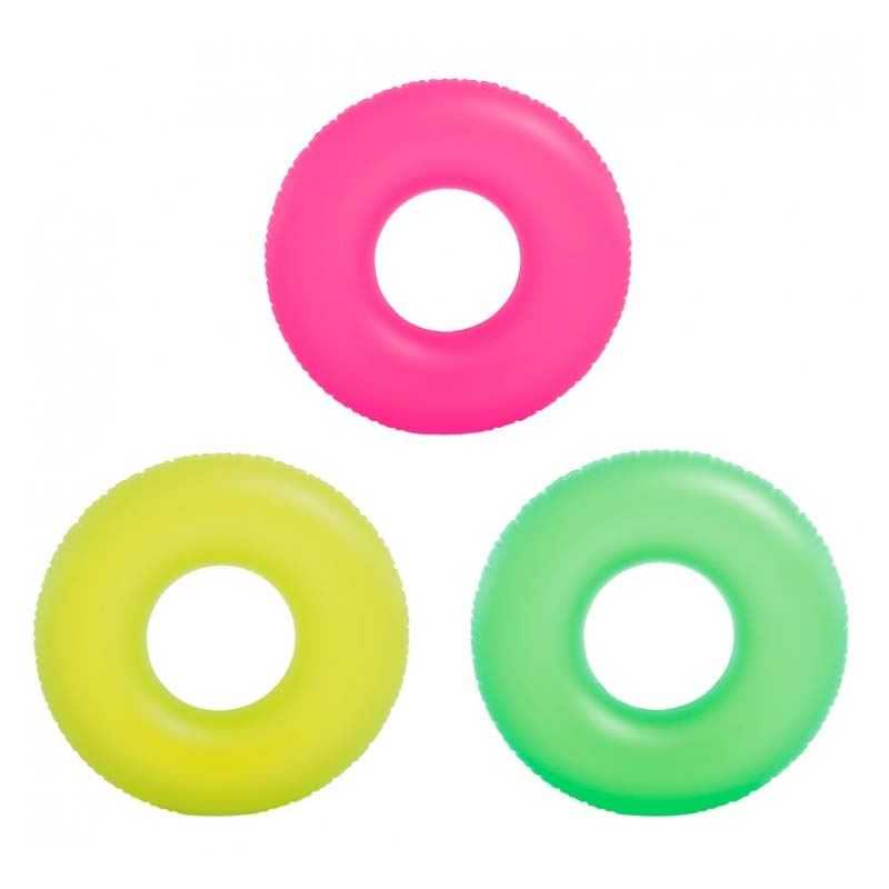 intex rueda hinchable neon 91cm surtidos (59262)