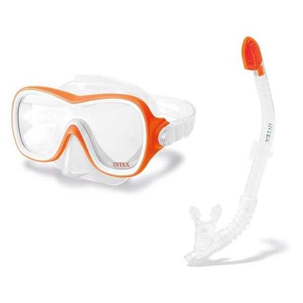 intex set buceo mascara tubo wave rider (55647)
